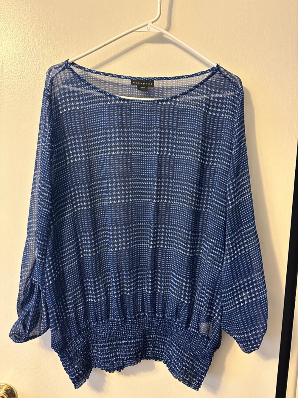 Set of two Metaphor sheer blouses